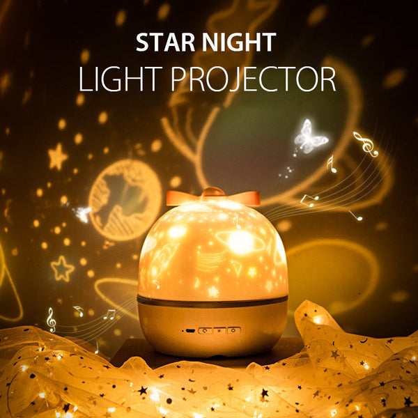 Veilleuse Projecteur d'Étoiles avec Sons
