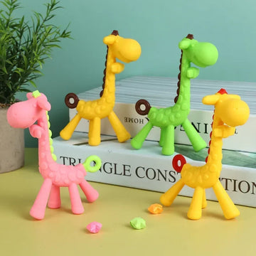 Jouet de Dentition Girafe en Silicone