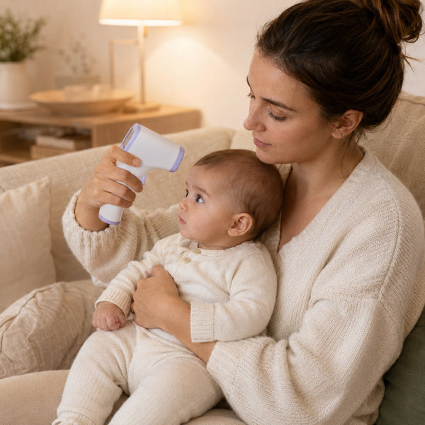 Étape 1 : préparer la prise de température le soir, à la lumière de la lampe