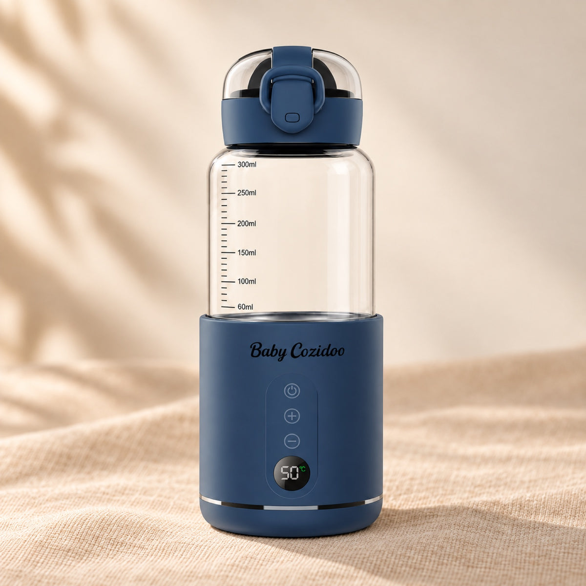 Chauffe-biberon sans fil Babycozidoo PRO3 coloris bleu marine