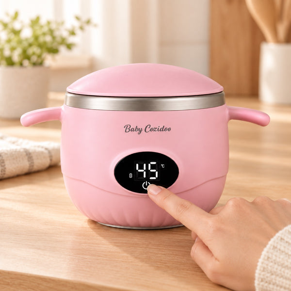 Étape 2 : choisir 42 ou 45 °C sur le chauffe-repas